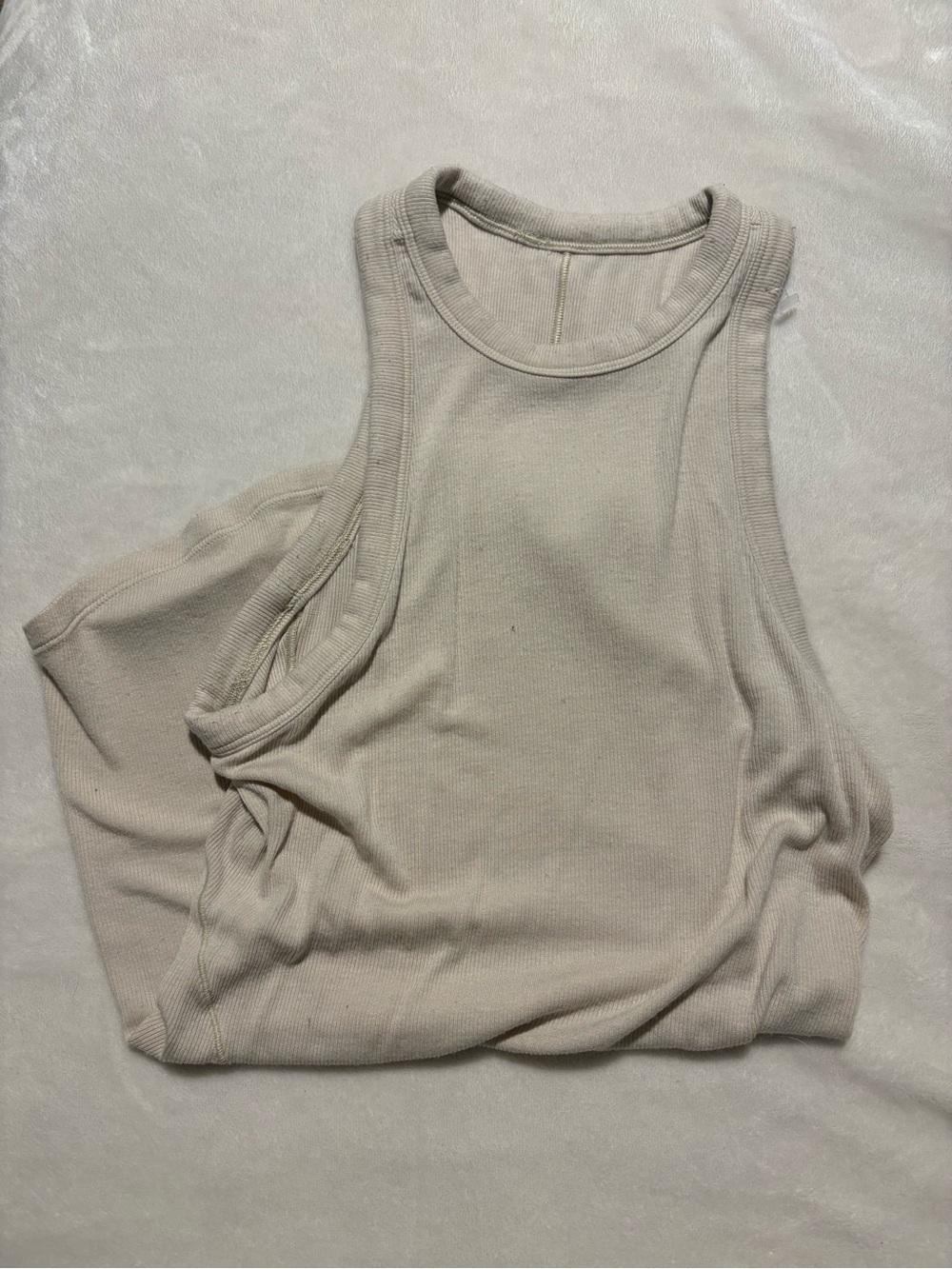 lululemon athletica Women's Ribbed Muscle Tank - Light Beige